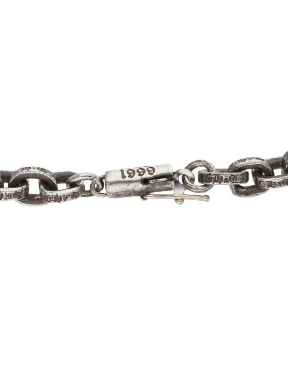 Chrome Hearts Paper Chain Silver Bracelet - Picture 4 of 5